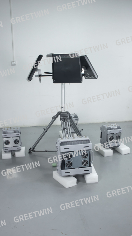 Наружная стационарная система защиты от дронов высокой мощности 300 Вт, многонаправленное устройство защиты от дронов