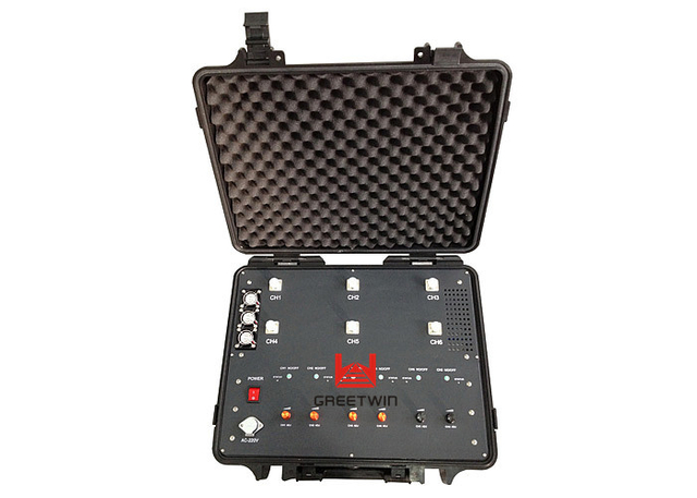 Портативная бомба 600W Manpack Jammer радиочастотный чемодан для багажа