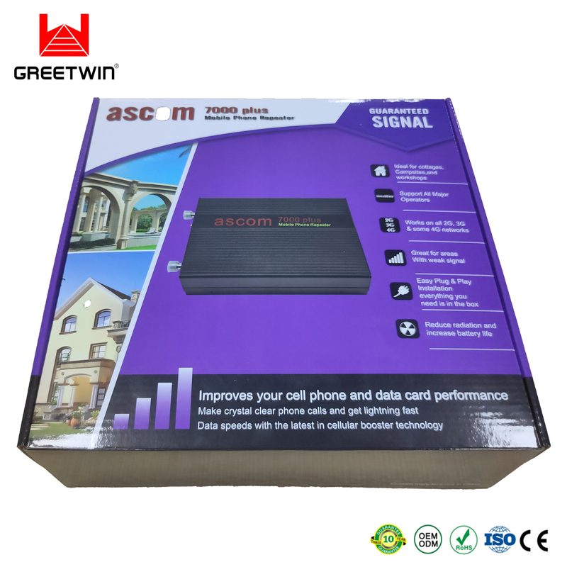 GSM900Mhz DCS1800Mhz 20dB ALC Усилитель мобильного сигнала 0,01ppm