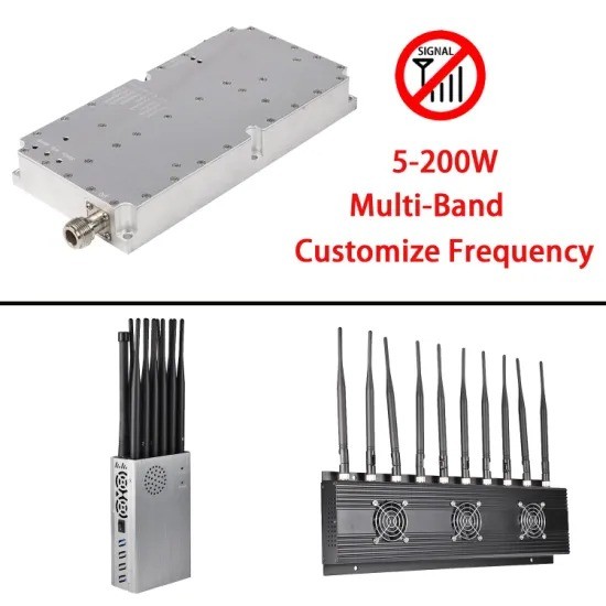 Модуль подавителя сигнала Greetwin 5-200W Multi Band 2.4G Wifi Gps 5.8G 