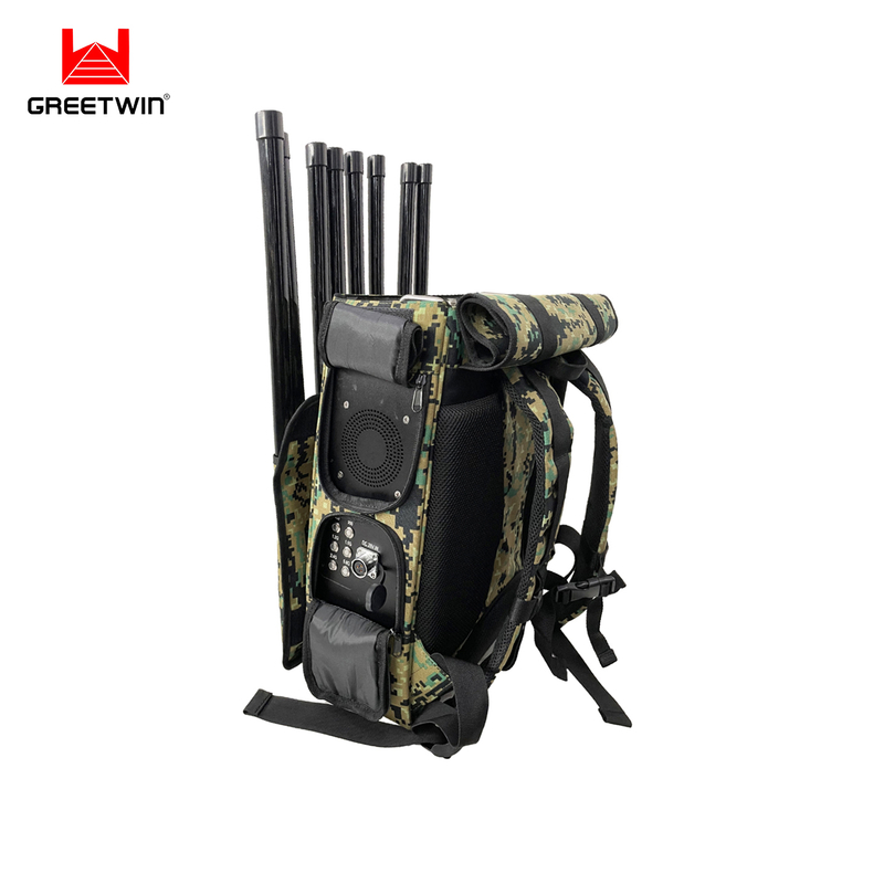 Manpack Drone Defense System 1KM UAV Drone Jammer