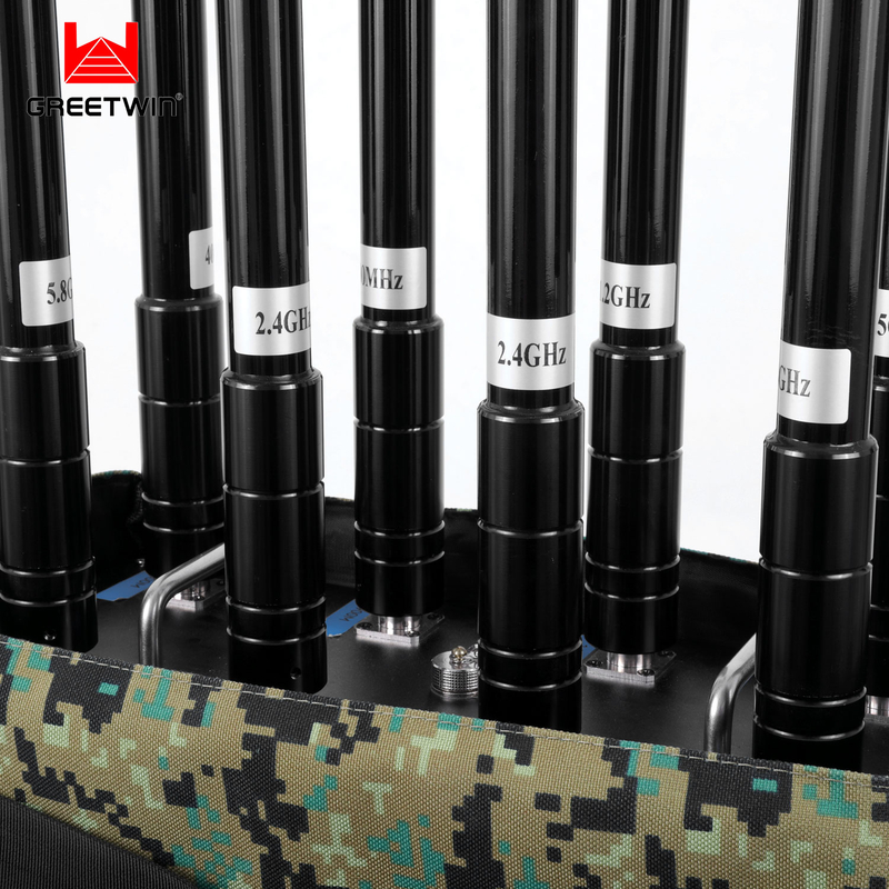 Manpack Drone Defense System 1KM UAV Drone Jammer