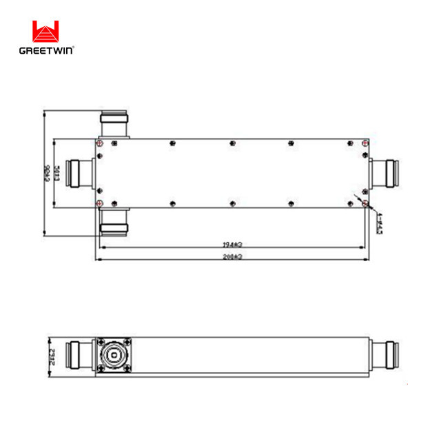 2G 3G 4G LTE 5G 50W Разветвители питания 698~4000MHz 3 Way