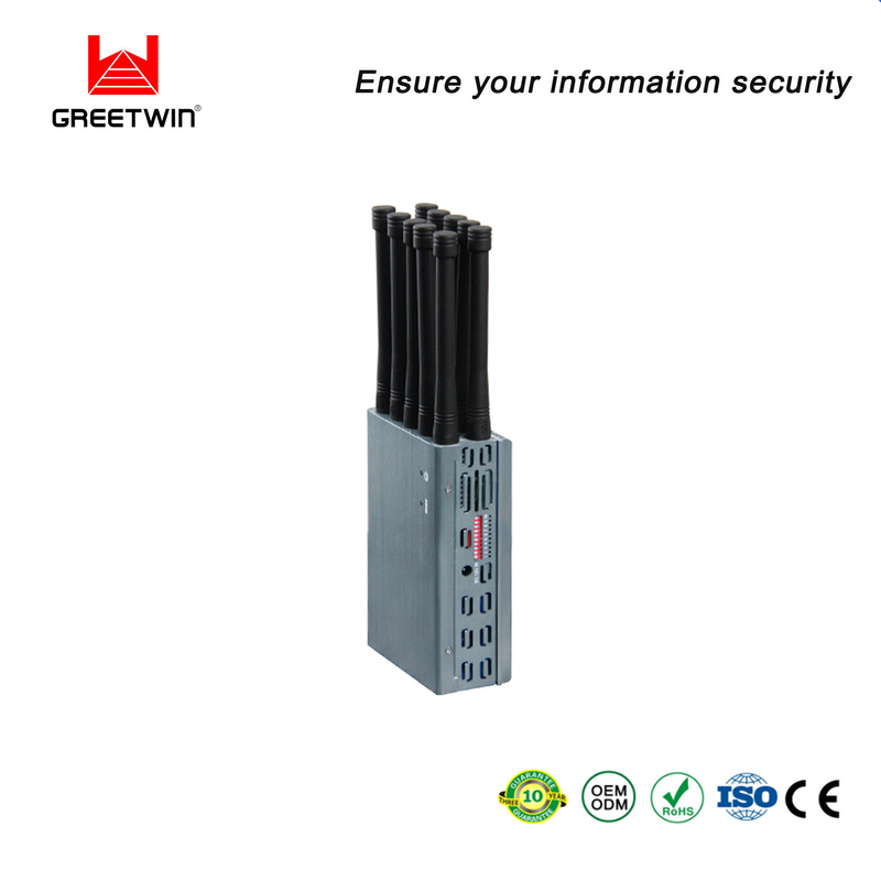 Мобильное устройство UMTS CDMA 12000mAh 5G Portable Jammer Lora