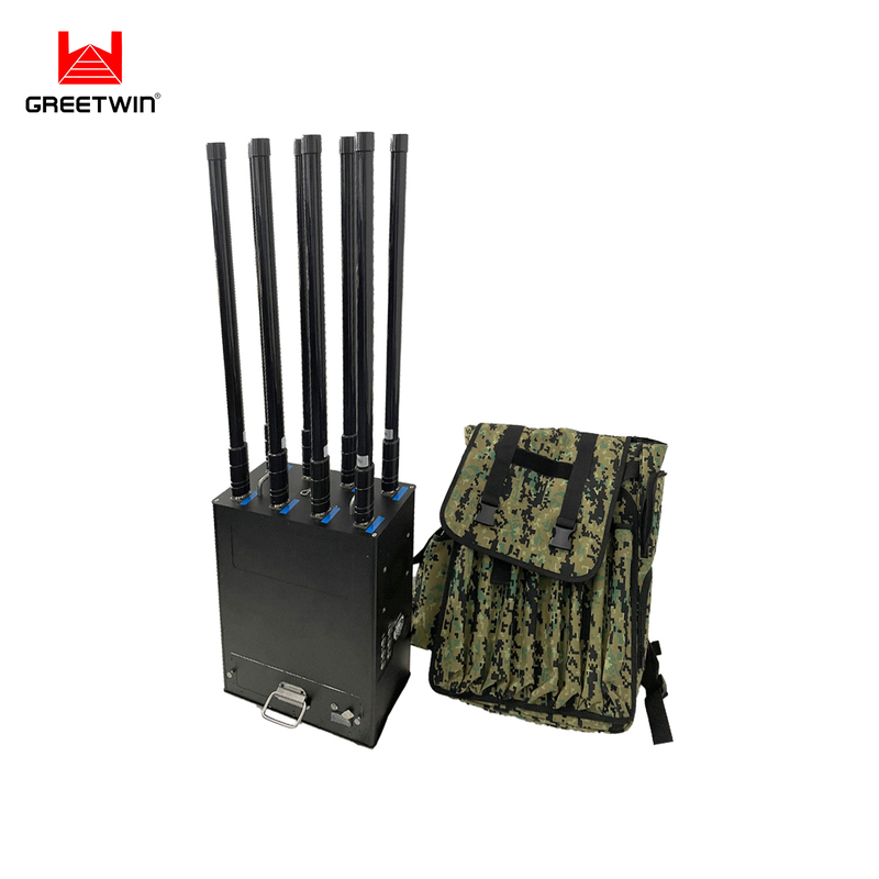 Manpack Drone Defense System 1KM UAV Drone Jammer