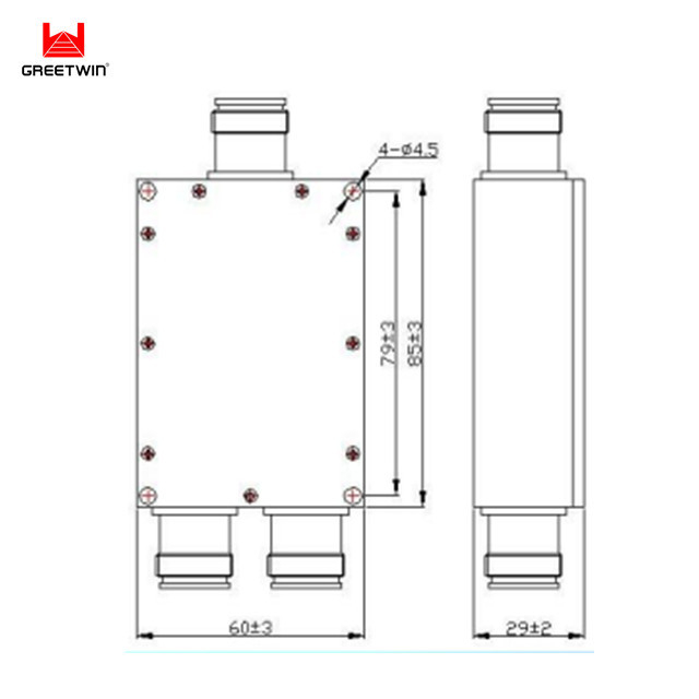 Разветвитель мощности Greetwin 50 Вт IP65 для микроволновой печи 600 ~ 6000 МГц