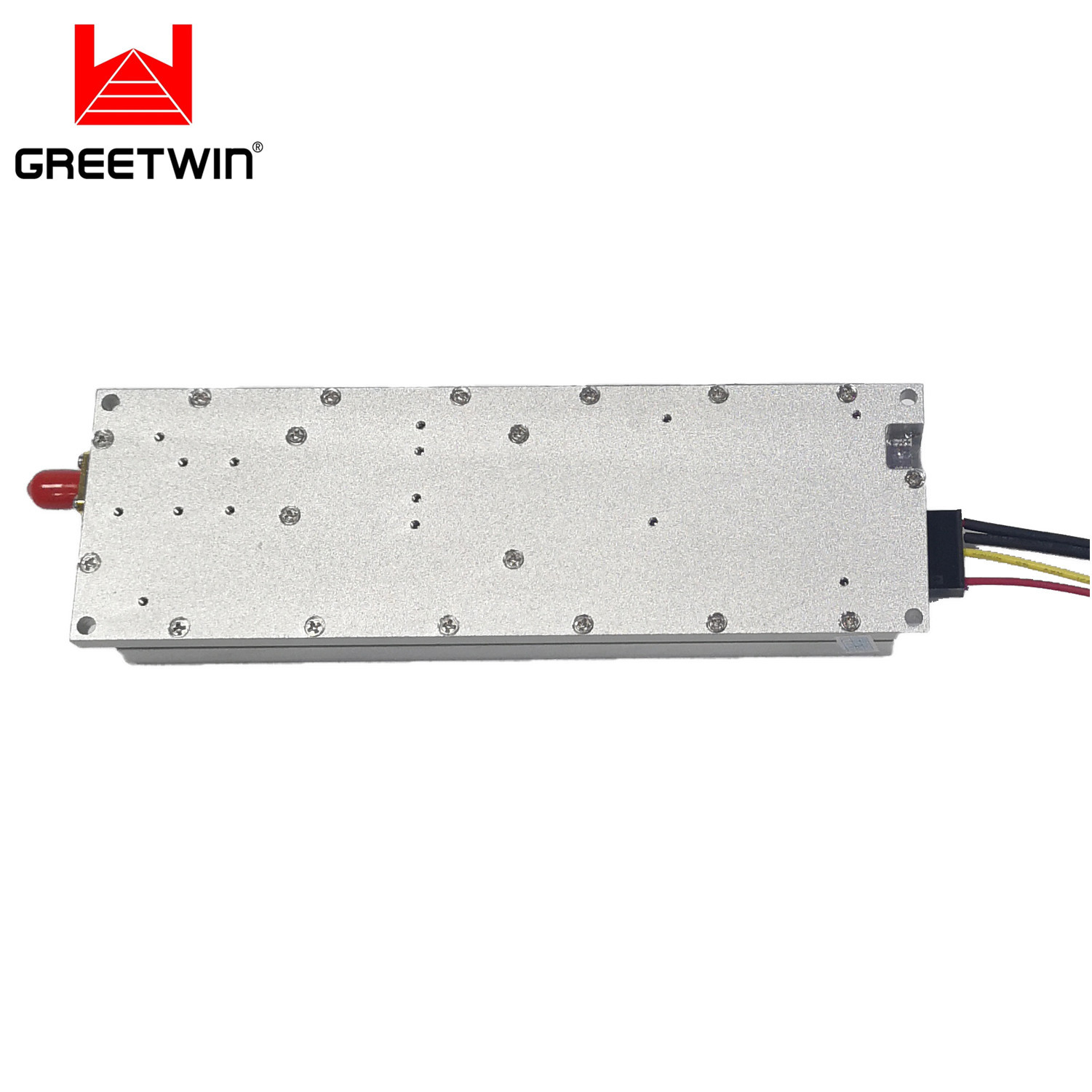 Белый 4-полосный 40dBm WCDMA Lte 2g 3G 4G10W UAV Blocker RF усилитель мощности модуль помех сигнала