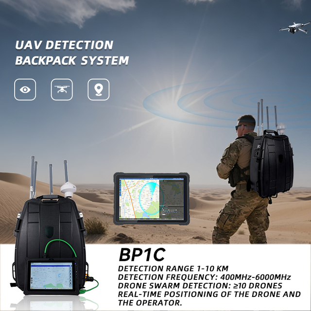 1-10 км обнаружение беспилотников на длинные расстояния FPV DJI 400-6000 МГц портативный детектор беспилотников
