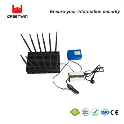 Greetwin Desktop Signal Jammer 12 Антенны 34W 5g WiFi GPS 10-40 метров 