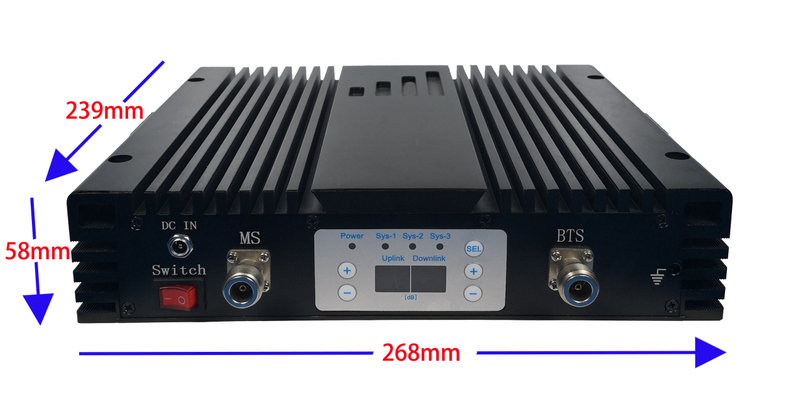 Регулируемый усилитель мобильного сигнала PCS1900 1900 МГц 30 дБ ALC