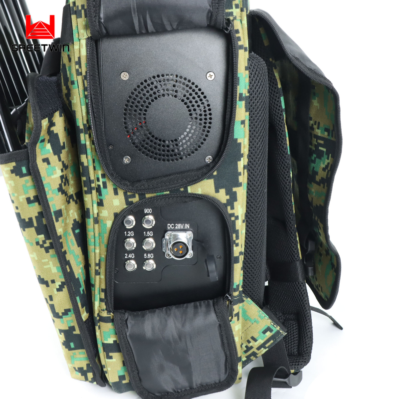 Manpack Drone Defense System 1KM UAV Drone Jammer